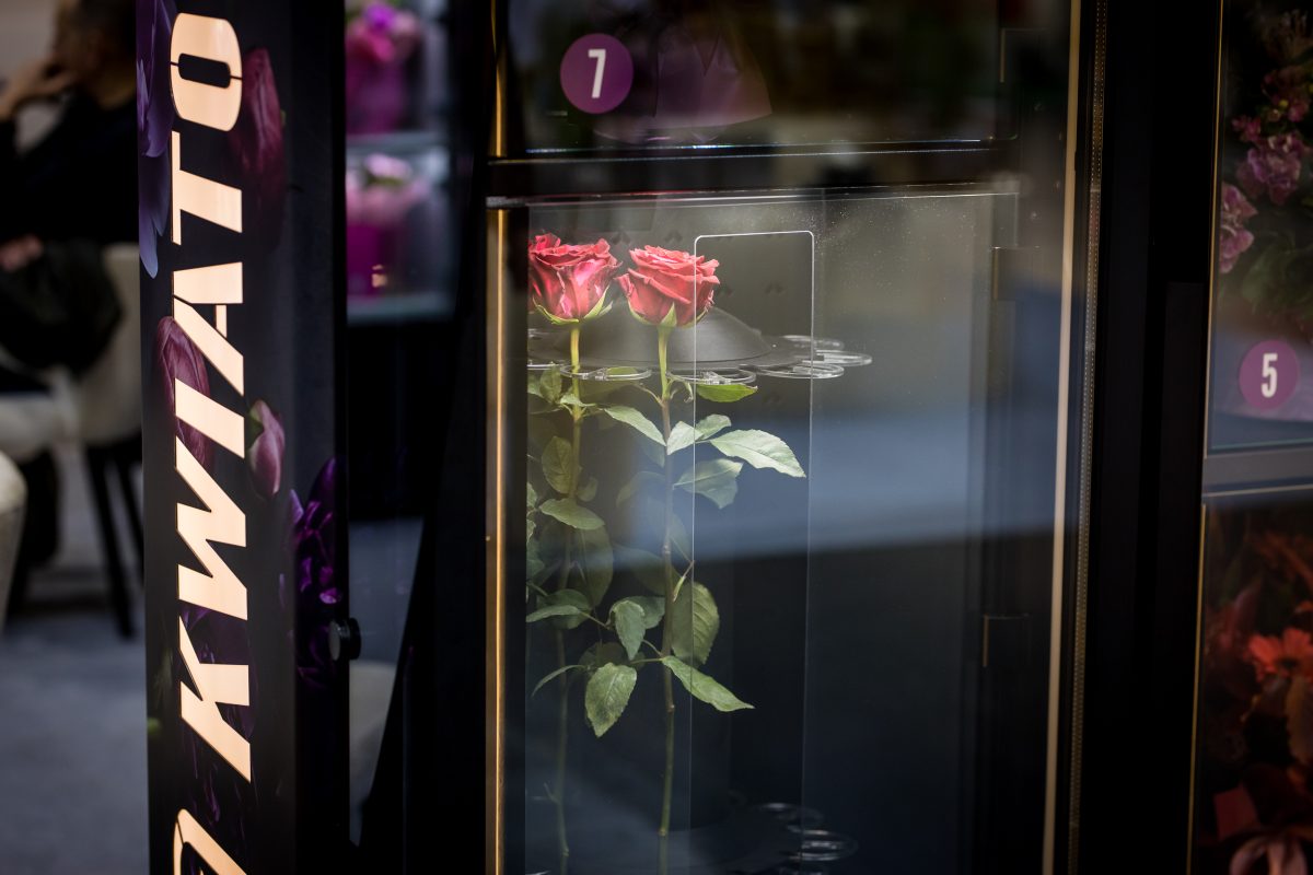 One rose system - system sprzedaży pojedynczych róż W Kwiatomacie - bez wątpienia ta możliwość wzbudziła największe zainteresowanie na Targach Gardenia